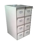 ARCHIVERO METÁLICO DE 8 GAVETAS DE DOS CUERPOS
