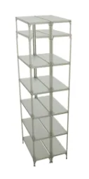 ESTANTE DE 7 ENTREPAÑOS 2.40X91X30 DOBLE CARA ESPECIAL PARA ARCHIVOS