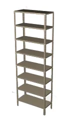 ESTANTE DE 8 ENTREPAÑOS 2.40X30X91