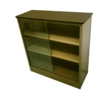 LIBRERA HORIZONTAL PUERTAS CORREDIZAS DE VIDRIO