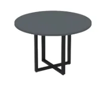 MESA CIRCULAR DE 1 METRO X 80 CM