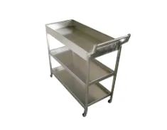 CARRETILLA ACERO INOXIDABLE 3 NIVELES