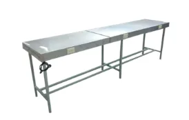 MESA DE ACERO INOXIDABLE CON SISTEMA ELÉCTRICO