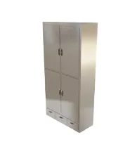 MUEBLE DE ACERO INOXIDABLE EN 2 CUERPOS