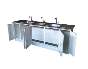 MUEBLES PARA LABORATORIO CON POCETAS
