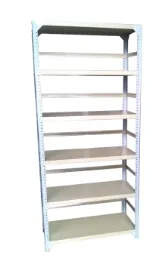 ESTANTE INOXIDABLE DE 6 ENTREPAÑOS 2X40X91 CON SOSTENEDORES