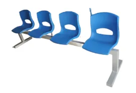MODULO DE SILLAS DE ESPERA DE 4 ASIENTOS DE CONCHA