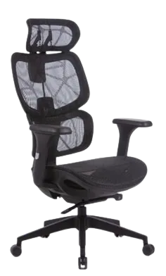 SILLA ERGONOMICA CON TELA MESH TRIPLE CON CABECERA